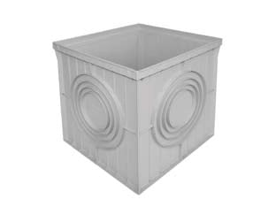 POZZETTO SINGOLO SENZA COPERCHIO  cm.20x20x20h.