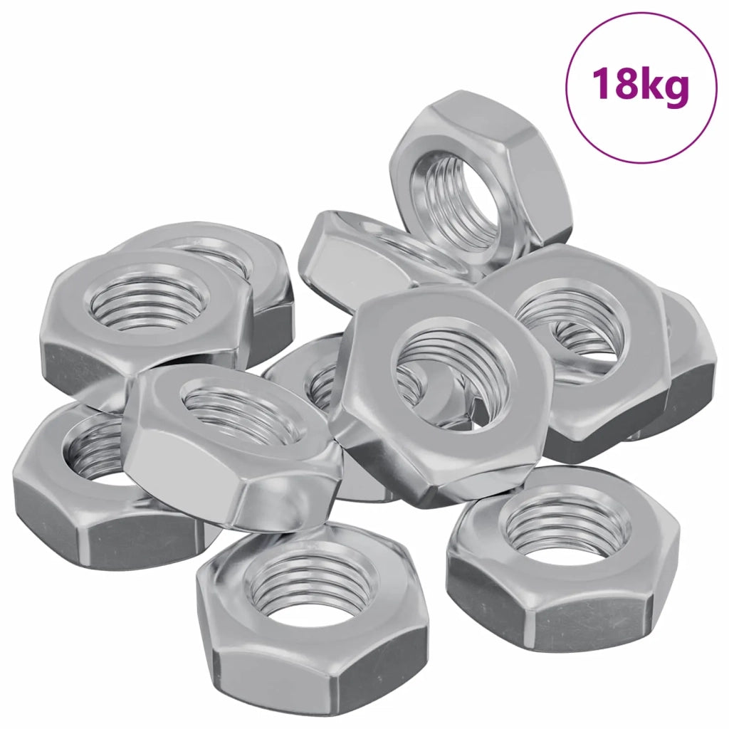 Dado esagonale 3600 pcs Argento Metallo 864471