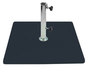 Base per Ombrellone da Giardino 60 Kg per Tubi Ø70mm in Metallo Grafite
