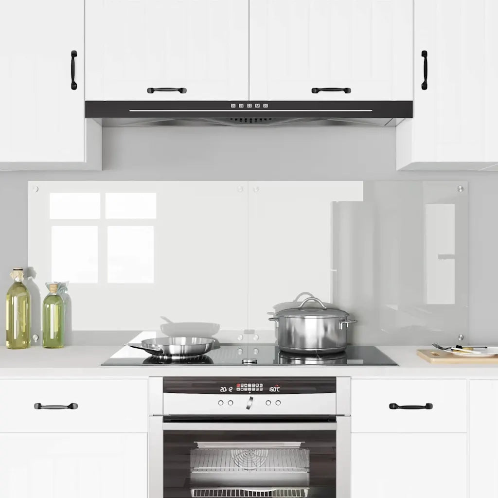 Schienale da cucina 2 pcs Trasparente 80 x 60 cm 3415535