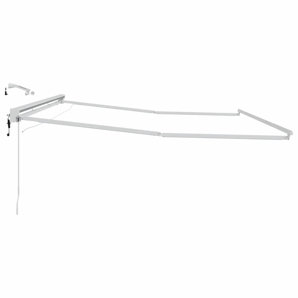 Telaio tenda elettrica con LED Bianco 4,5 × 3 m Alluminio 42024841