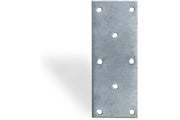 Giunto A Piastra Forato Fissaggio Mm2 60X140 Zincato - Masidef