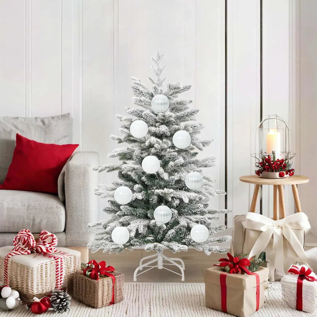 Set di palline di Natale XL 15 pcs Bianco Plastica 42018865
