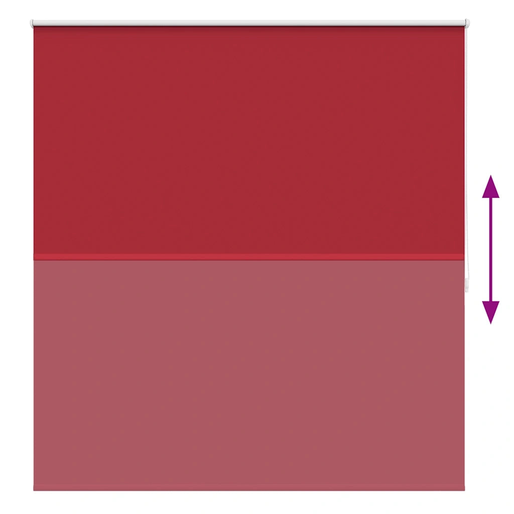 Tenda a rullo | Tenda avvolgibile oscurante 164,4x175 cm Tessuto Larghezza 160 cm rosso