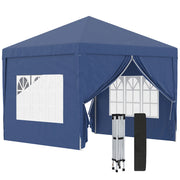 Carpa da Giardino Pieghevole 3x3 m ¨C zephmum ¨C Blu