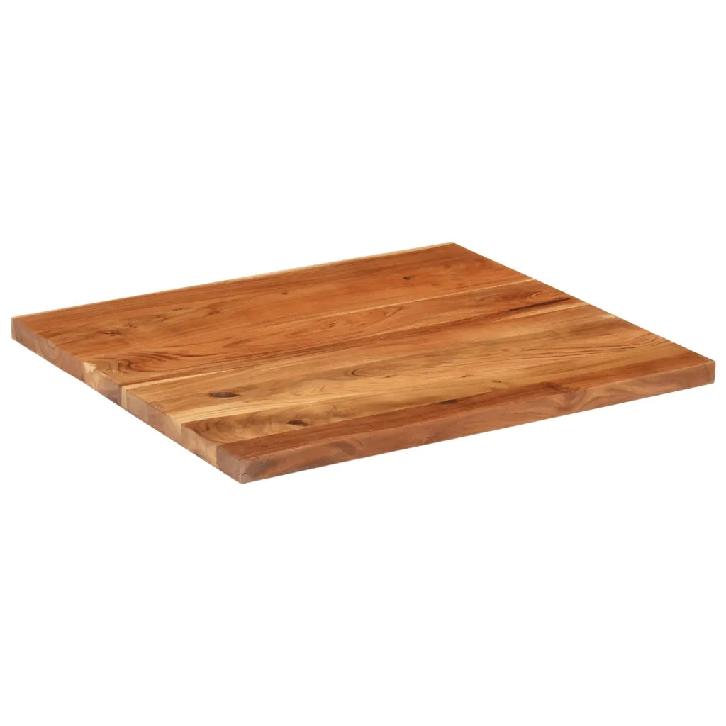 Piano Tavolo | Superficie Tavolo | Piano Scrivania 90x80x3,8 cm Rettangolare Legno Massello Acacia