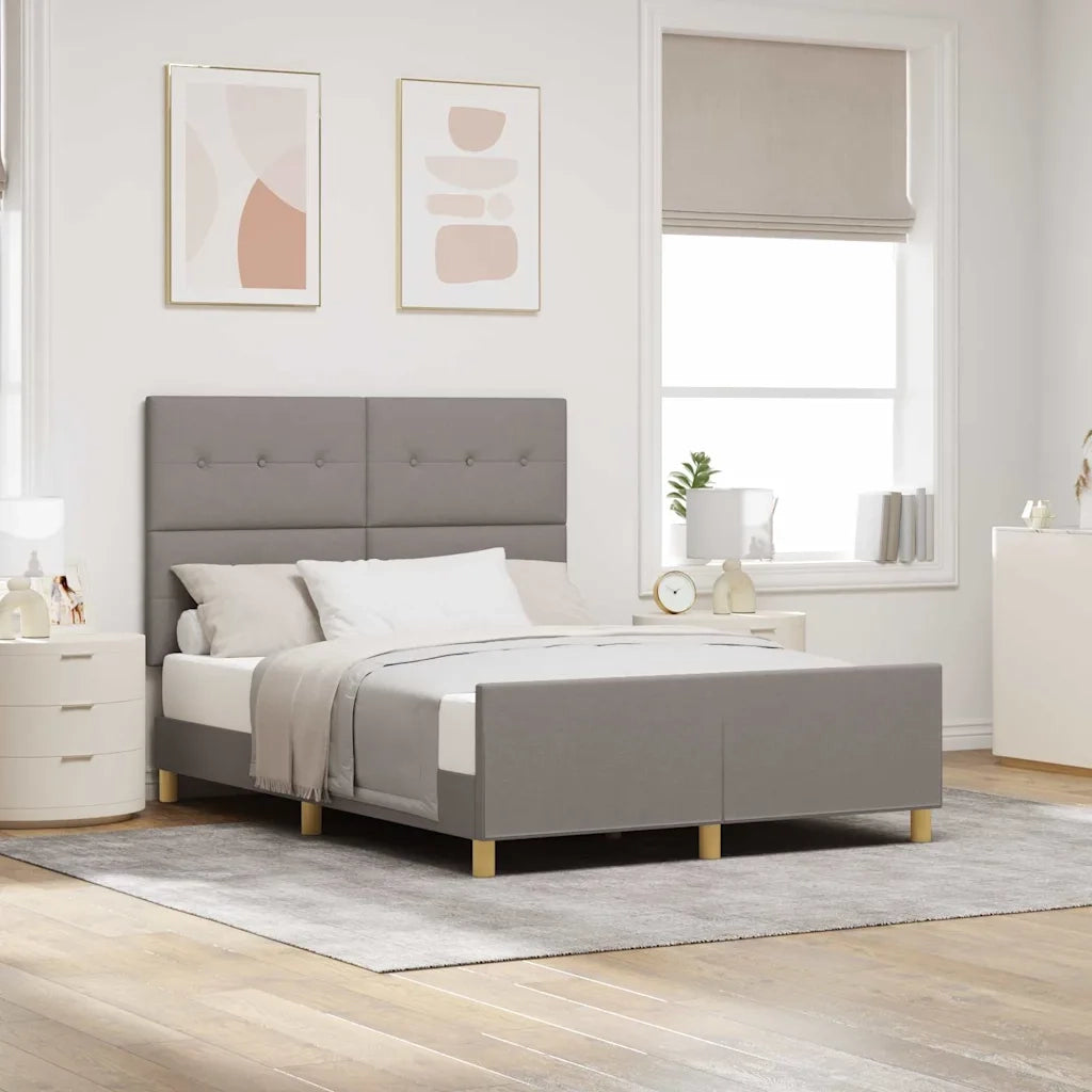 Letto matrimoniale | Letto per adulti | Struttura del letto con testiera Talpa 160 x 200 cm Tessuto