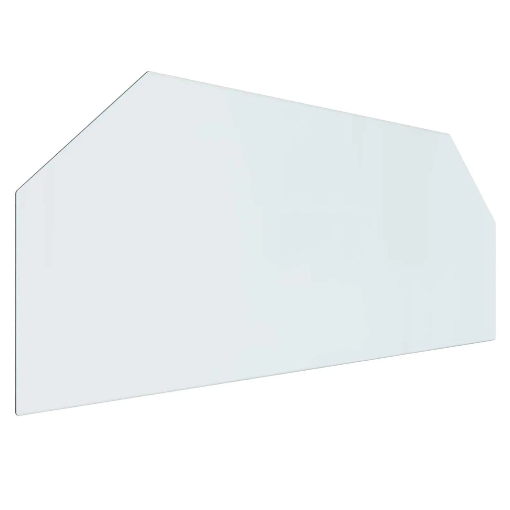 Piastra in vetro per camino Trasparente 120 x 50 cm Vetro CFW4856840