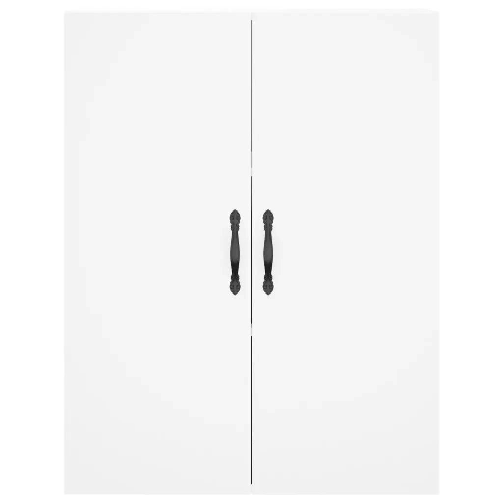 Credenza | Madia | Buffet da pranzo | Armadio da pranzo Bianca 69,5x34x180 cm in Legno Multistrato