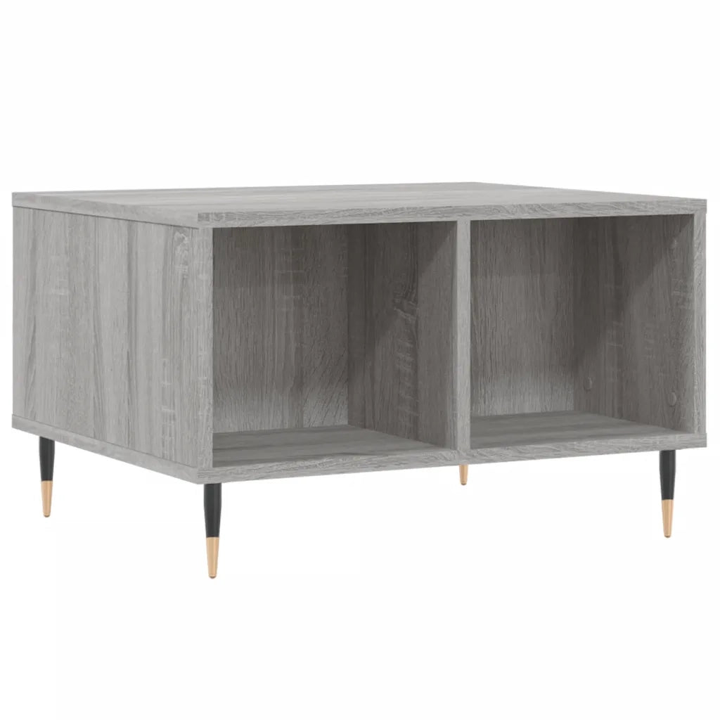 Tavolino da Salotto-Tavolino da soggiorno-Tavolo grigio sonoma 60x50x36,5 cm in Multistrato 517857