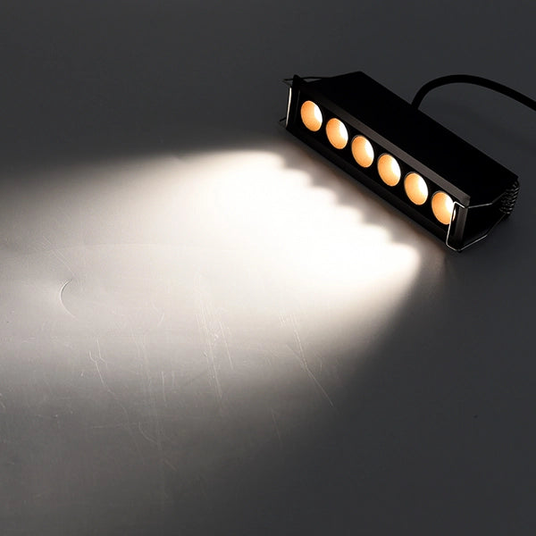 FARETTO LED RETTANGOLARE NERO DA INCASSO 11W PER CONTROSOFFITTI - ILLUMINAZIONE NATURALE DI ALTA QUALITA'
