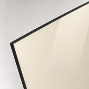 ZOIMANIA - Paraschizzi in Dibond - Composito di Alluminio 3 mm - Colore Crema Colore Dibond: Crema, Dimensione Paraschizzi: L90 x P50