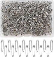 Punti di sicurezza in metallo durevole 200 pezzi - 28 mm - Punti di sicurezza - Arte artigianale - Ricamo - Metallo durevole
