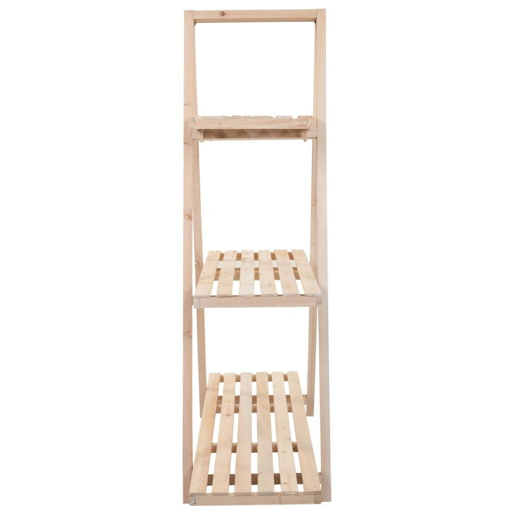 Scaffale espositiva in legno marrone 98x38x127h