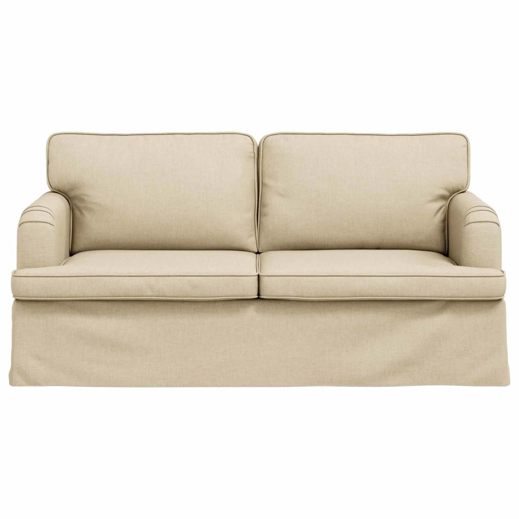Divano Crema 162 x 80 x 85 cm Tessuto 42024495
