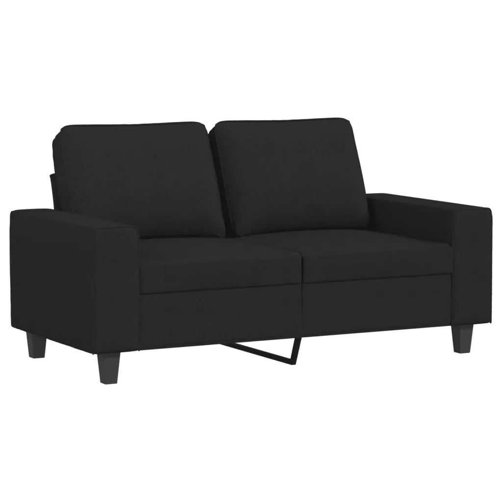 Set di Divani 2 pz Nero in Tessuto 3201902