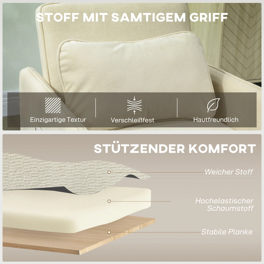 Sedia letto imbottita ¨C Minimal ¨C beige
