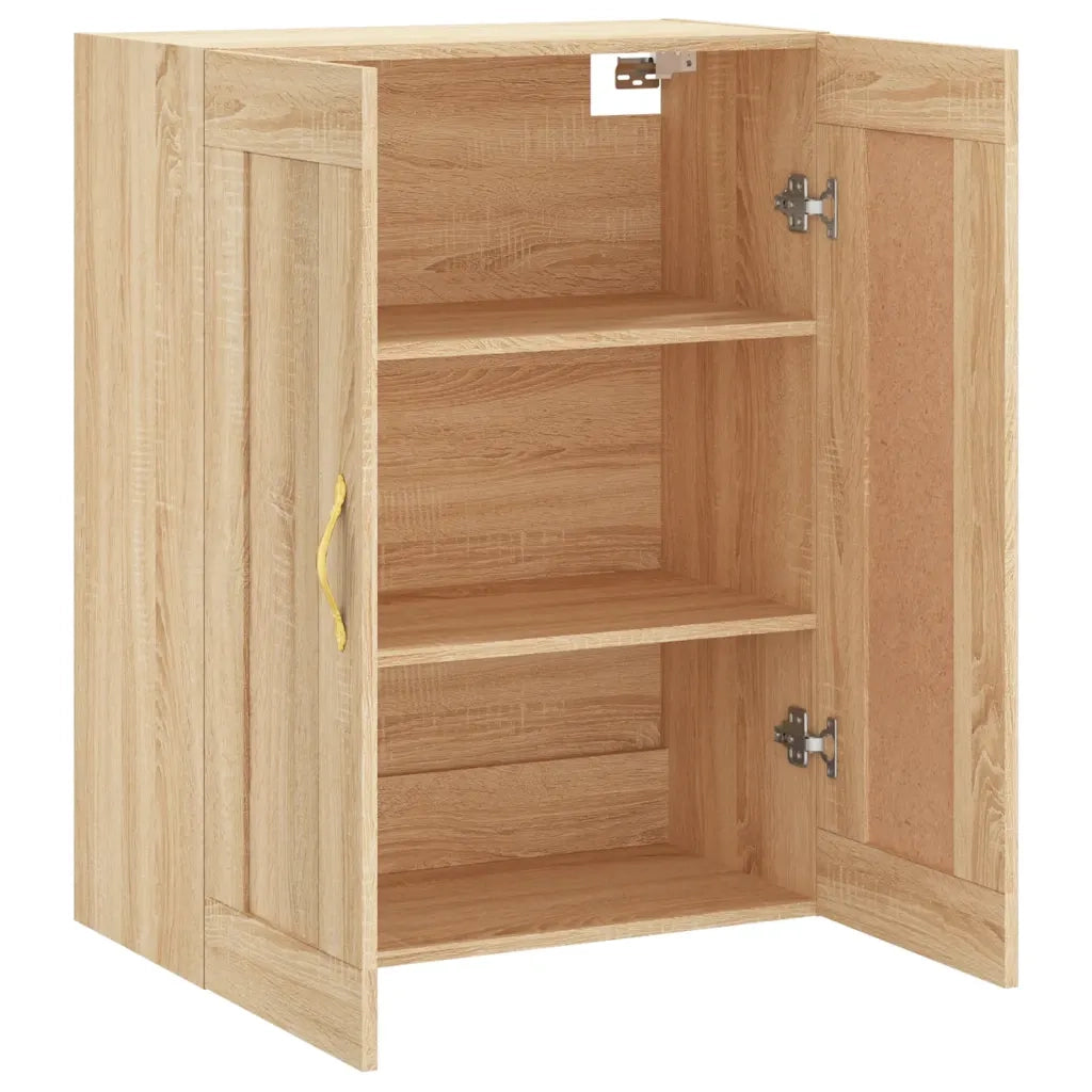 Armadietto a Muro | Mobile a Parete Rovere Sonoma 69,5x34x90 cm Legno Multistrato