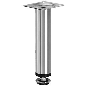 PIEDINO REGOLABILE ACCIAIO CROMATO MOBILI 100 MM- GTV CROATIA DOO- 8,0 pz