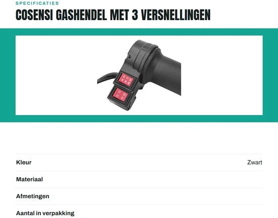 Kit di cambio per biciclette e scooter con 3 marce