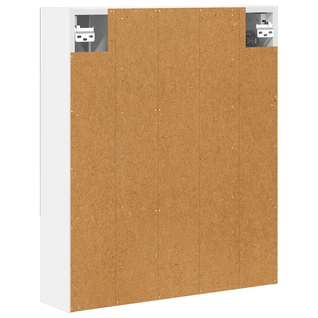Mobiletto per specchio da bagno Bianco 60 x 14.5 x 70 cm 889183