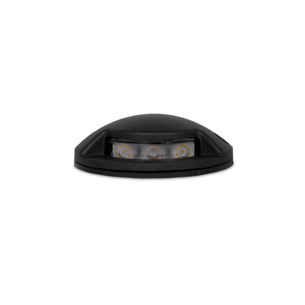 Faretto segnapassi LED 12V calpestabile 3W luce radente 4000K 1 finestra IP65