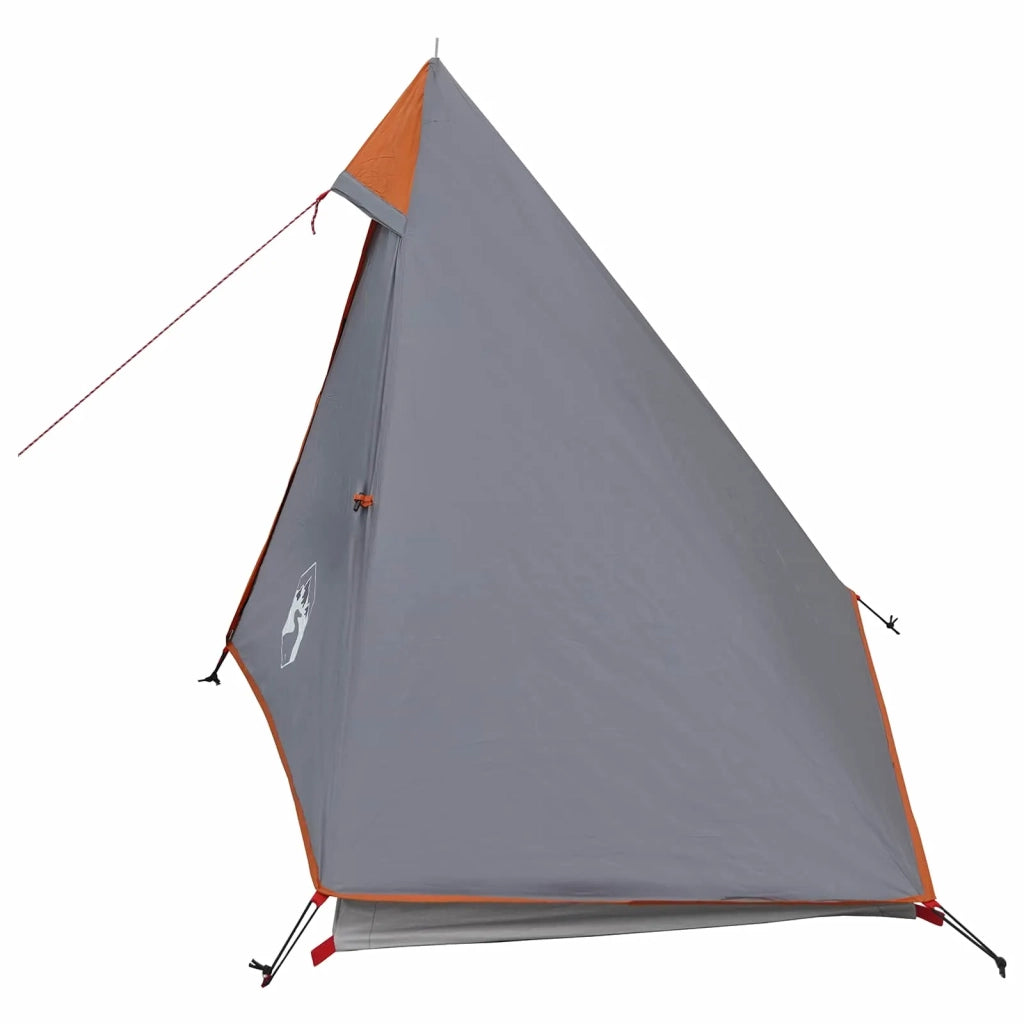 Tenda da backpacking Grigio e arancione 222 x 85 x 125 cm
