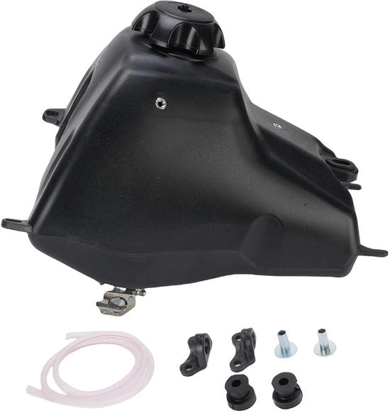 Serbatoio di Benzina 8 Litri - Sostituzione per CRF70/XR70/CRF80/CRF100 - Motocicletta Dirt Pit Taotao - ABS - Incluso Tubo di Scarico/Accessori di Installazione - Serbatoio di Carburante