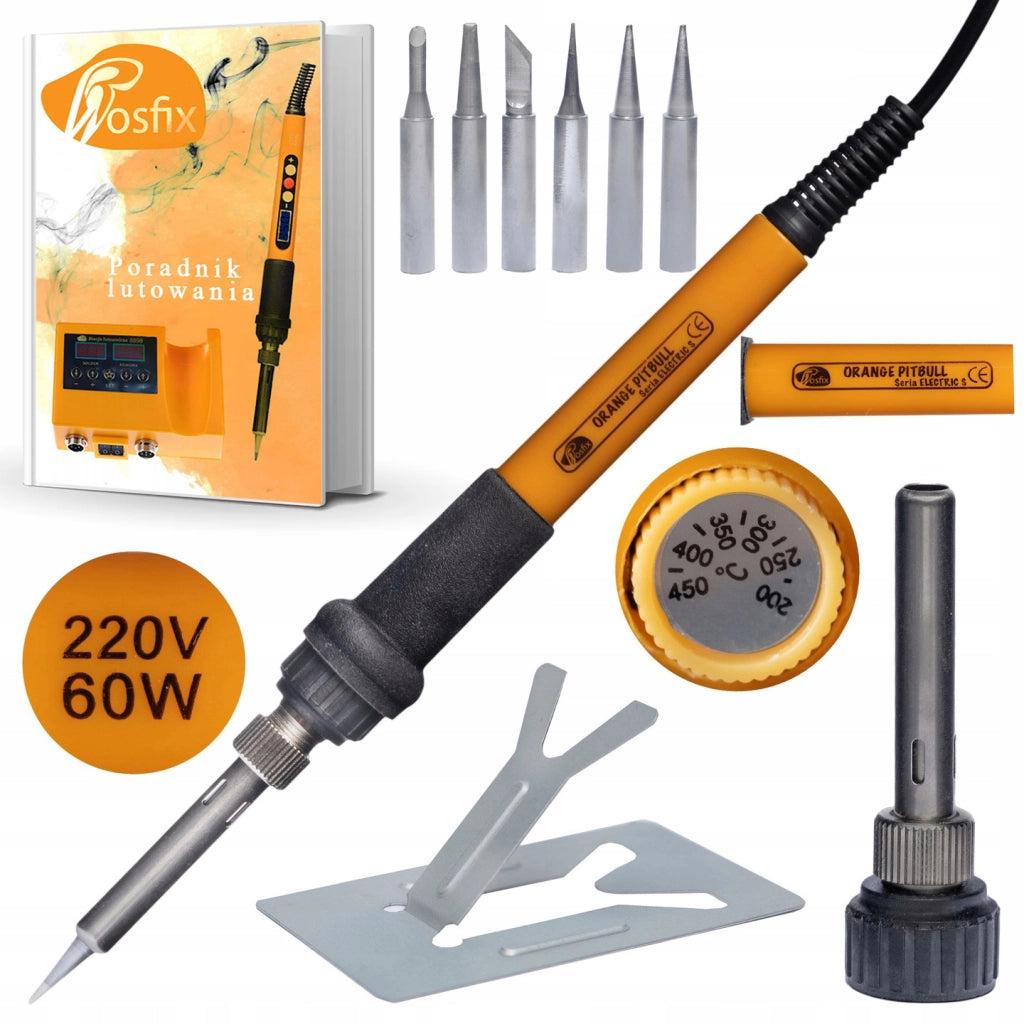 Kit Saldatura Rosfix Pitbull 9 in 1 – Stazione Saldante 60W con Regolazione | Elettronica, SMD, DIY, Servizio