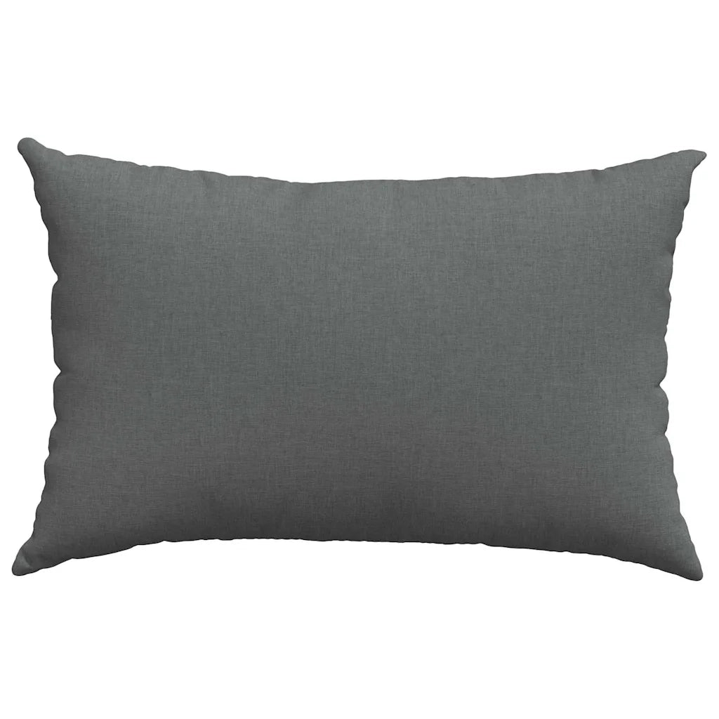 Cuscini da Divano 2 pcs Grigio scuro 60 x 40 cm Tessuto 42013654