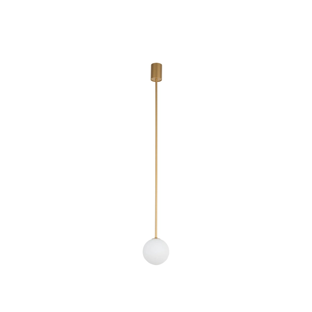 Lampada a sospensione Nowodvorski KIER M oro/bianco Ø12