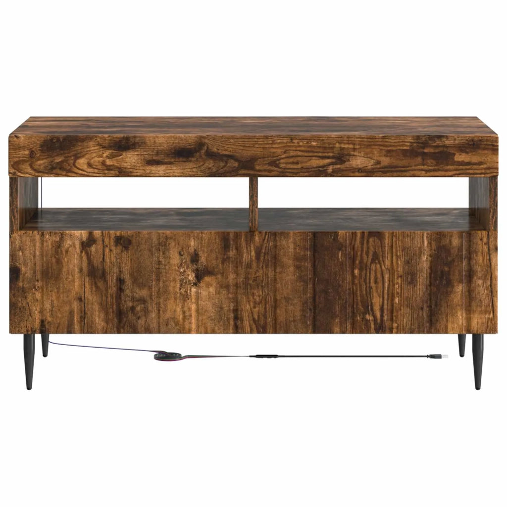 Mobile TV LED Rovere Fumo Legno ingegnerizzato 896560