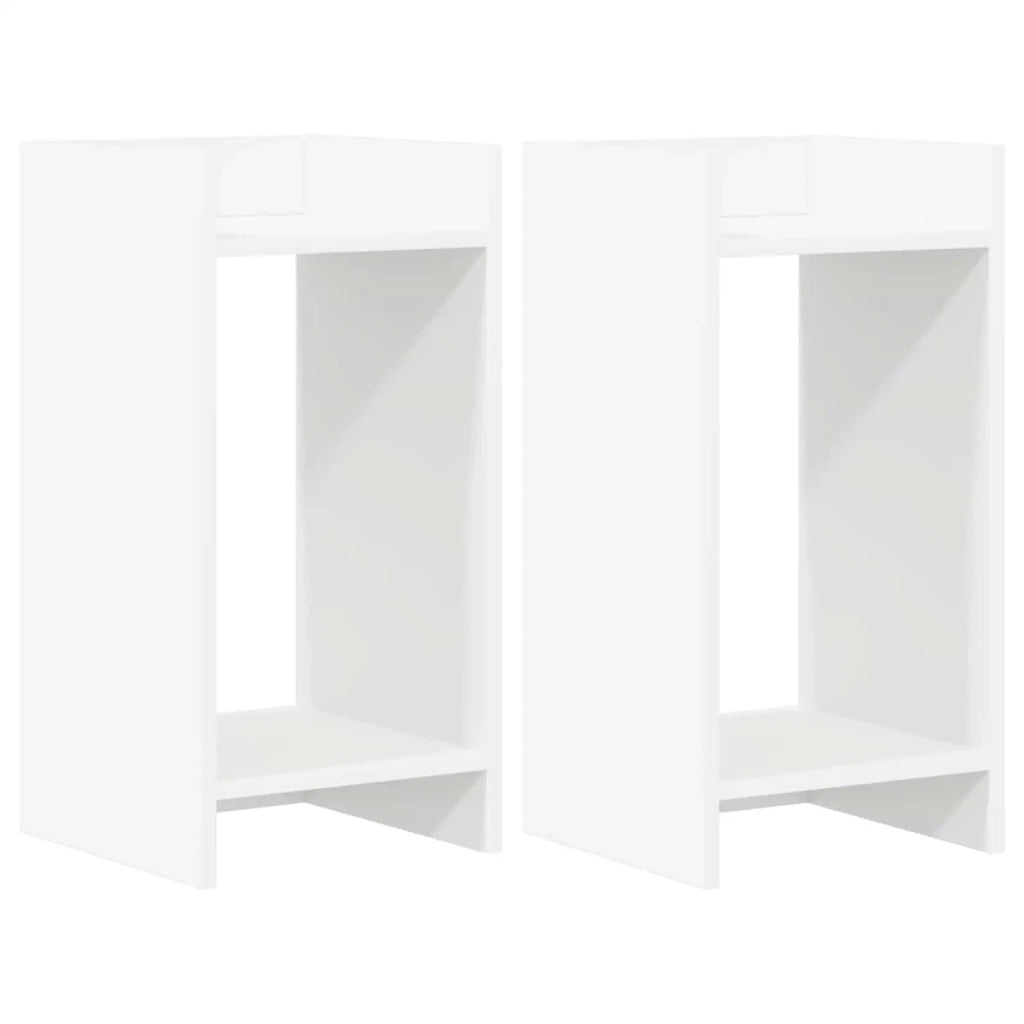 Supporto per piante 2 pz Bianco 30 x 30 x 60 cm 899595