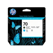 HP Testina di stampa nero opaco e ciano, 70