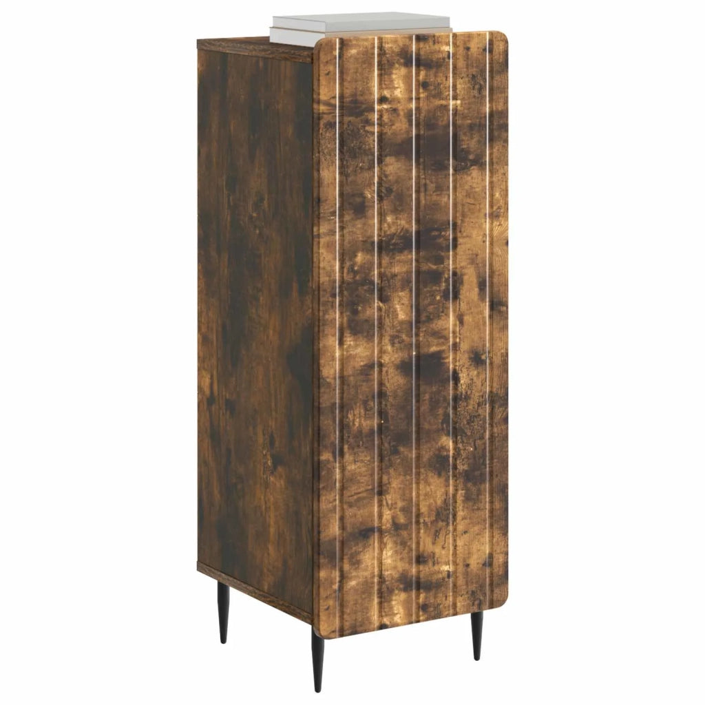 Credenza Rovere Fumo 34,5 x 33 x 92 cm Legno ingegnerizzato 894370