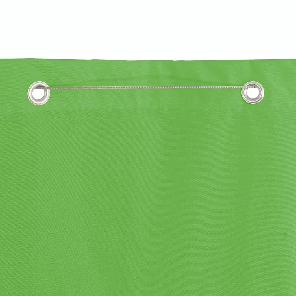 Paravento per Balcone Verde Chiaro 140x240 cm in Tessuto Oxford 148516