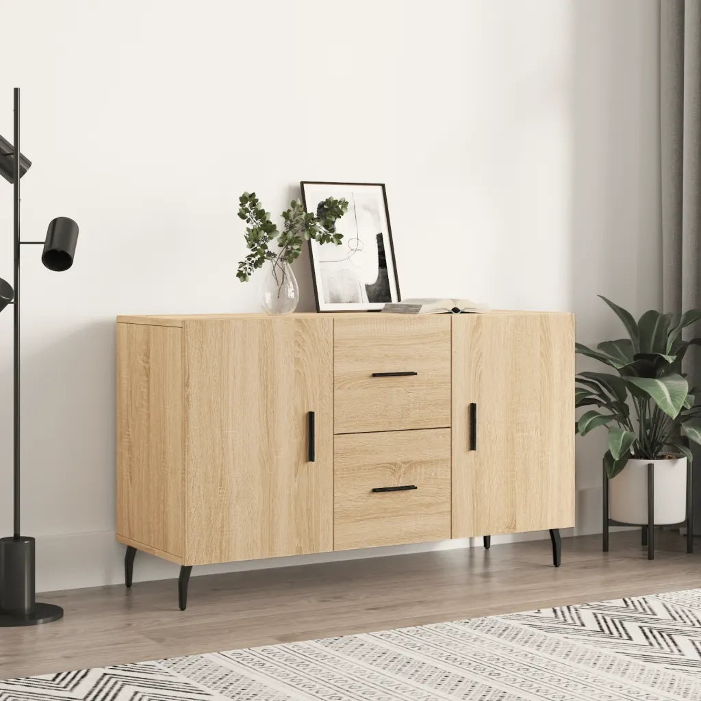 Credenza-Buffet-Armadio da cucina Rovere Sonoma 100x36x60 cm in Legno Multistrato 818046