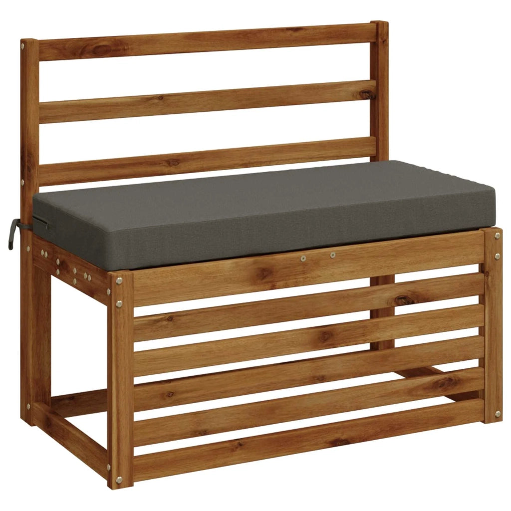 Cuscino per panchina SOEST 100% Poliestere Grigio 949564