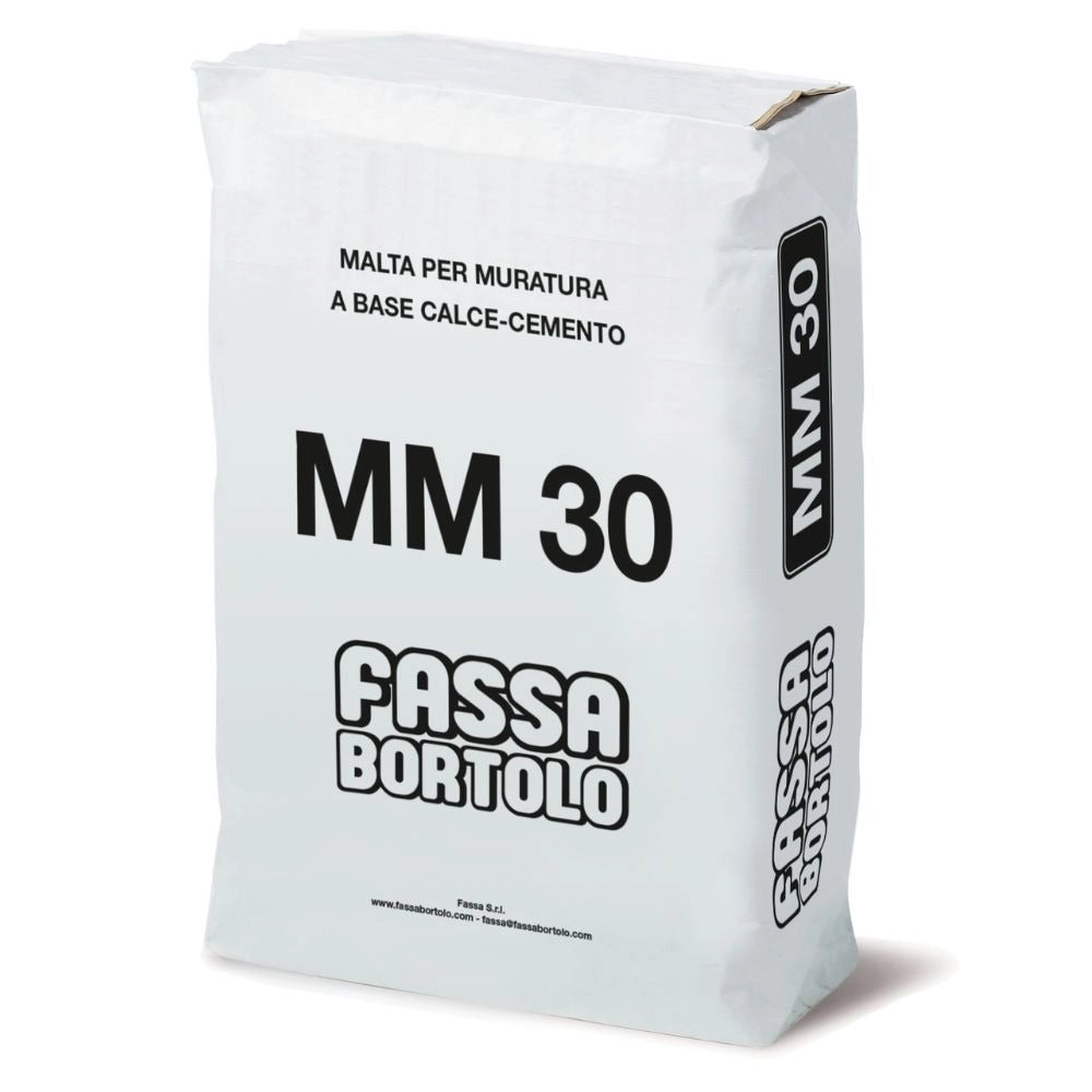Fassa mm 30 malta cementizia grigia per muratura *** formato 5 kg, confezione 1