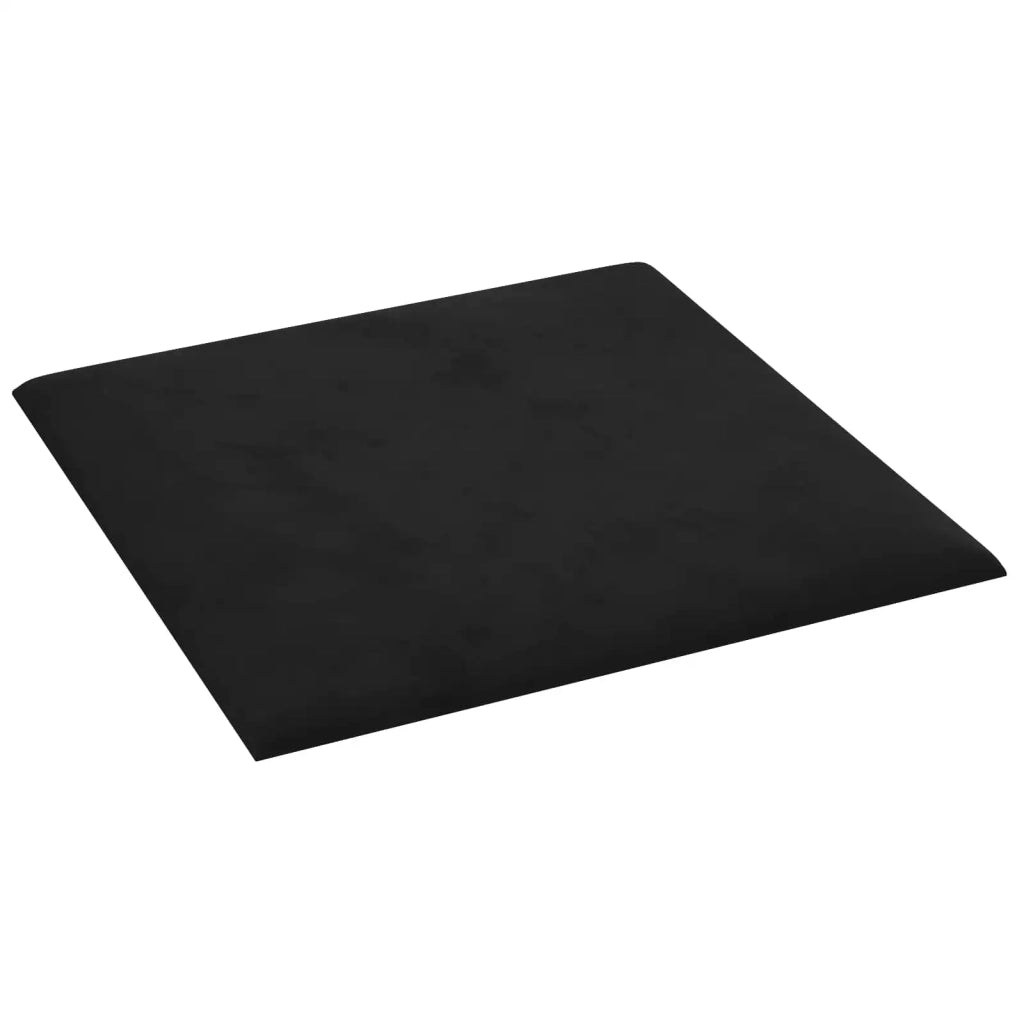 Testiera | Testata da Parete 12 pcs Nero Velluto