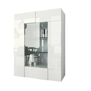Credenza/Vetrina LONDON bianco
