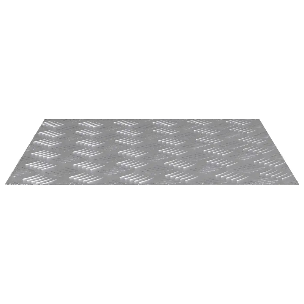 Gradini per Scale Quadrato 4 pcs Argento 50 x 50 cm Alluminio 4104344
