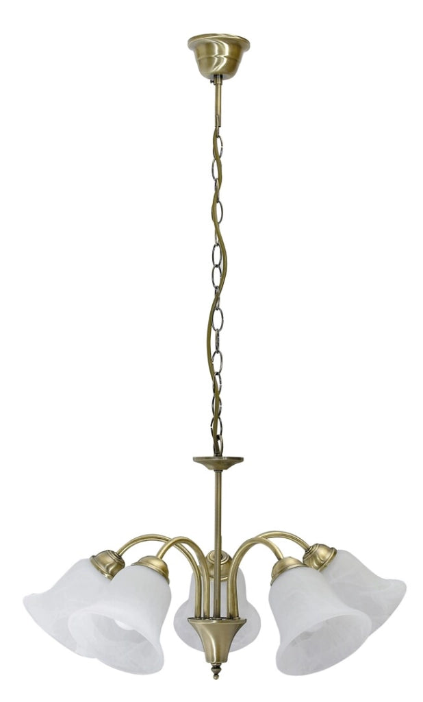 Lampadario classico 5 luci E14 bronzo Francesca Rabalux