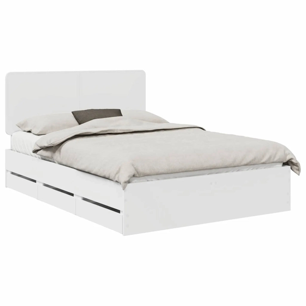 Struttura del letto Bianco 160 x 200 cm Legno Ingegnerizzato 3412574