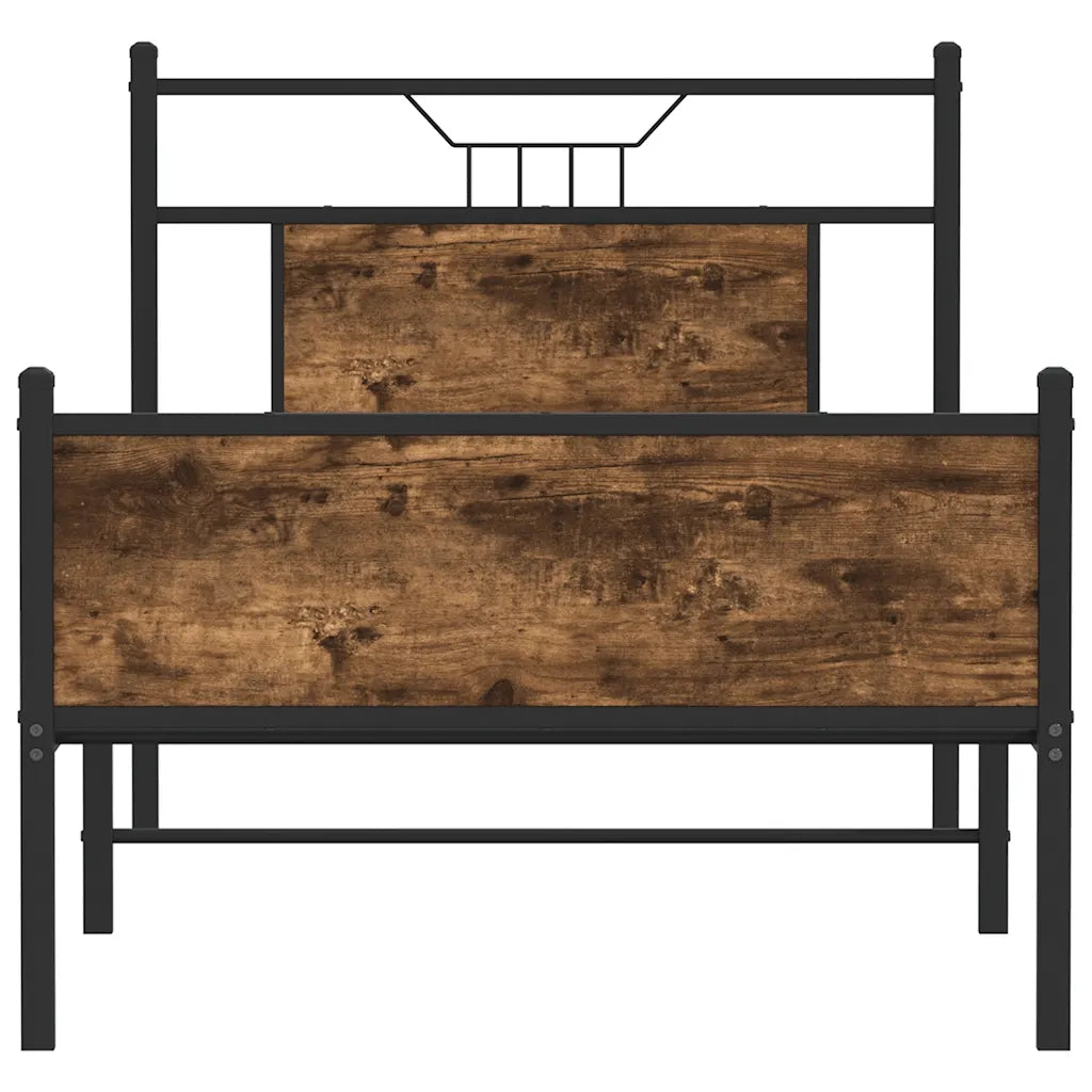 Giroletto senza Materasso Rovere Fumo 75x190 cm in Truciolato 4106916