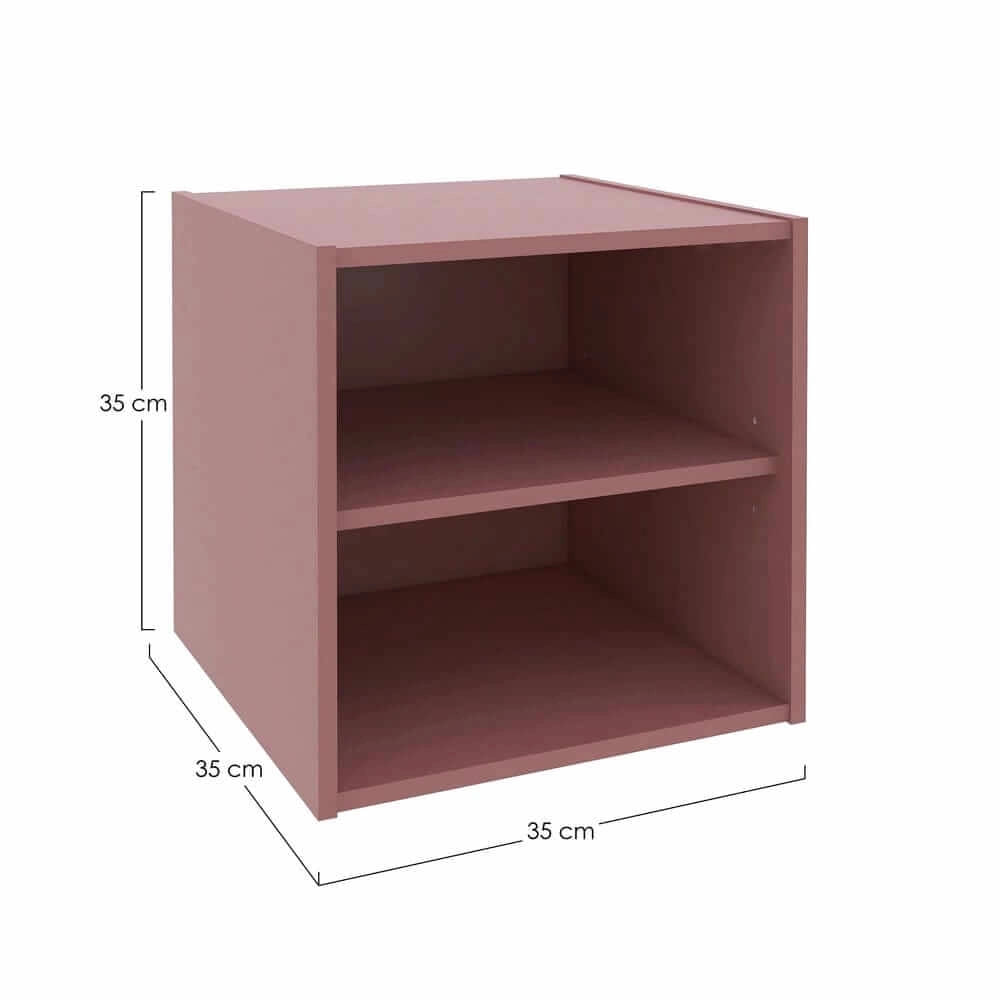 Cubo modulare con anta in legno composito per libreria - MATRIX PRO