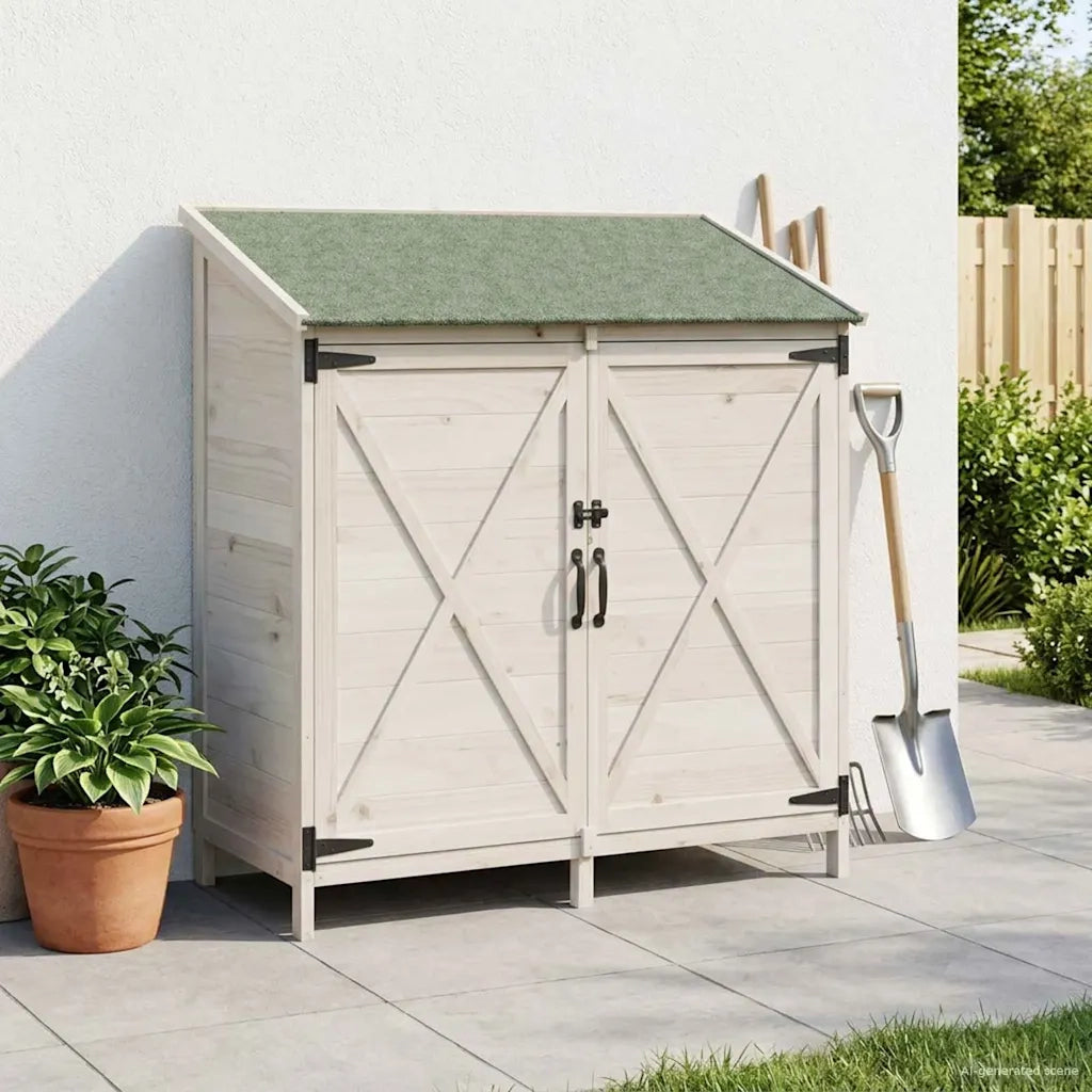 Capanno da Giardino Bianco 106 x 56 x 113,5 cm 42033473