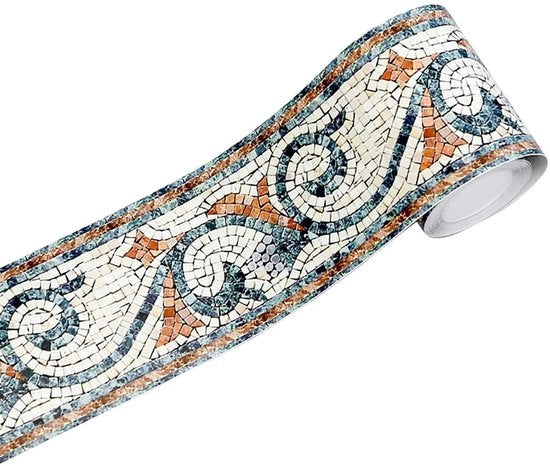 Decorazione per Pareti Autoadesiva - Decorazione per Sala da Pranzo/Cucina - Materiale PVC - 2 Rolli - 10x500cm - Resistenente allo Sfregamento e Duraturo