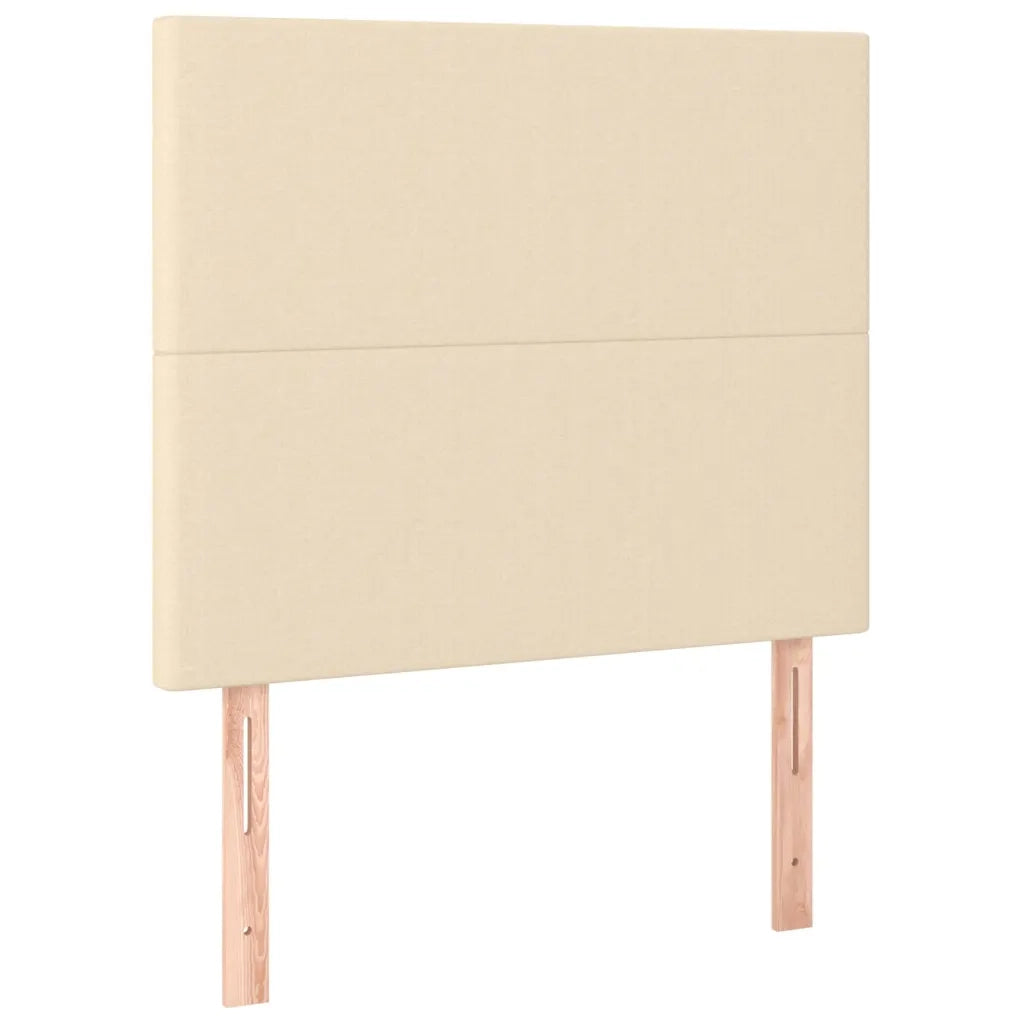 Testiera | Testata Crema 100x5x118/128 cm Tessuto