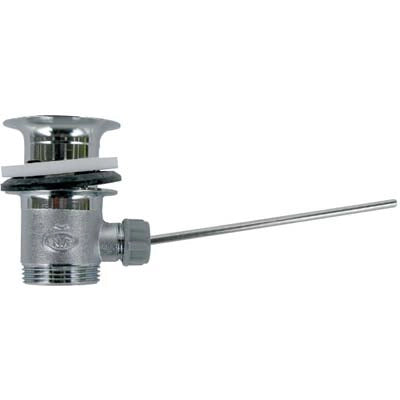 PILETTA SCARICO AUTOMATICO BIDET  OTTONE CROMATO 1M